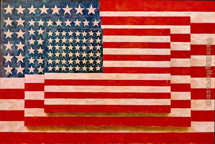 Unknown Artist Jasper Johns three flags